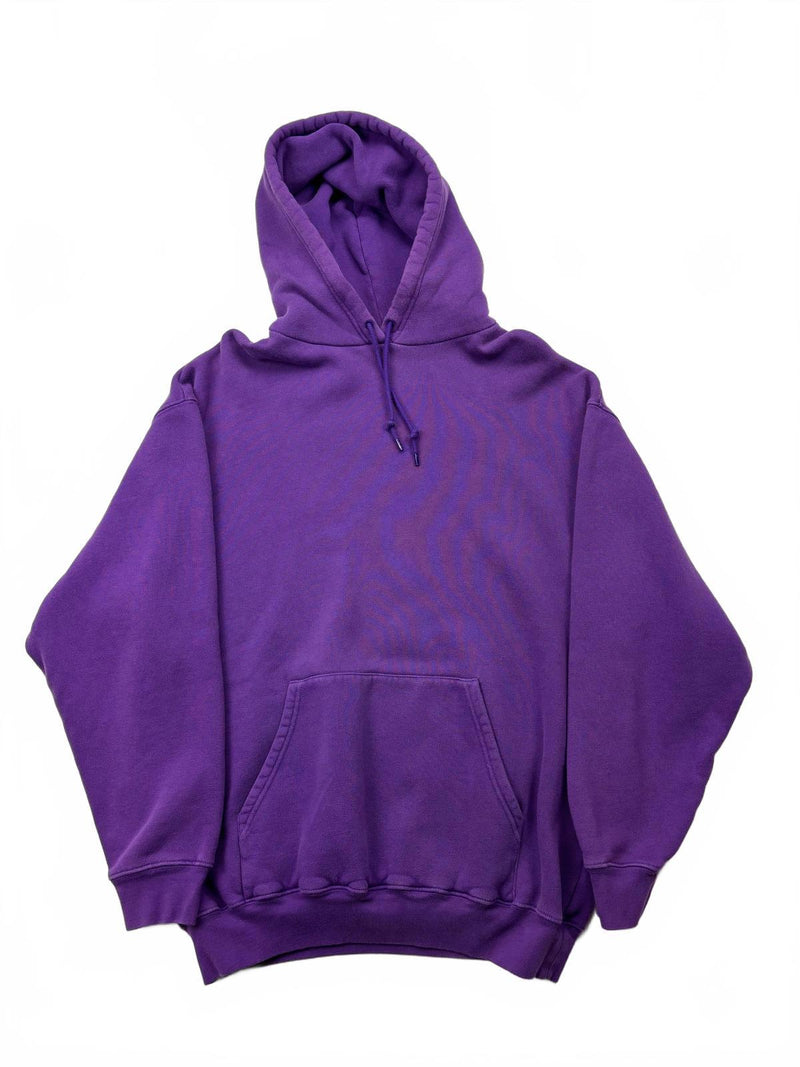 Balenciaga Purple Logo Oversized Hoodie