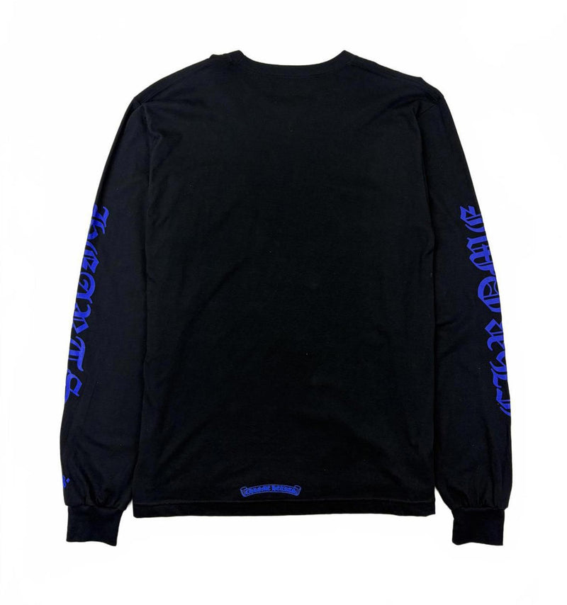 Chrome Hearts 1988 Blue Neck Logo Longsleeve