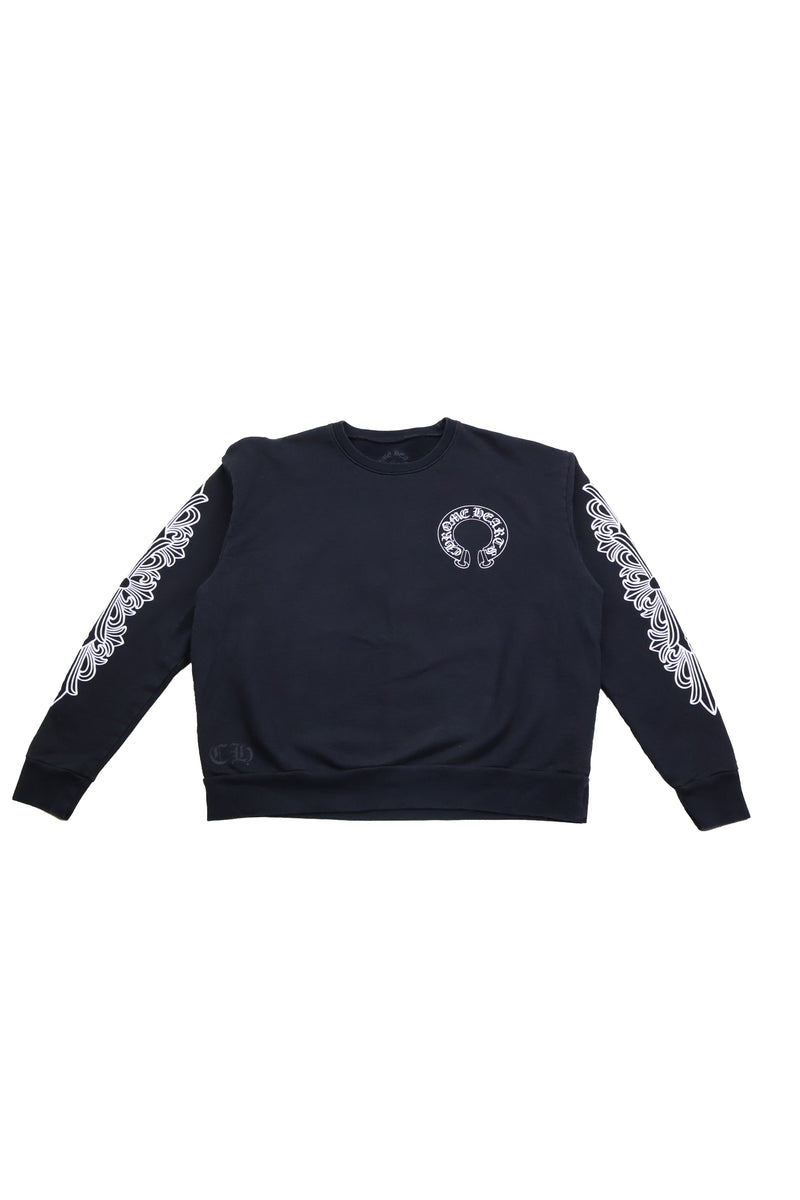 Chrome Hearts Horseshoe Floral Crewneck