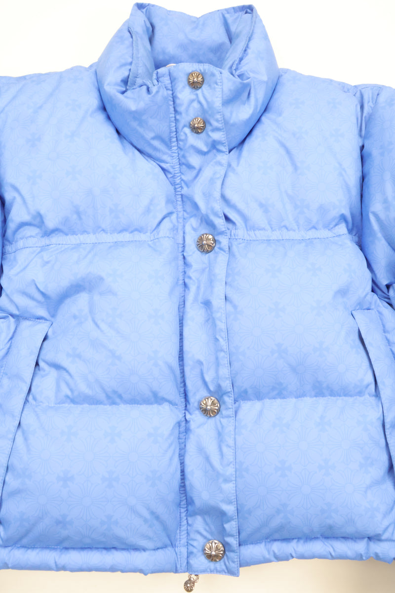 Chrome Hearts Plus Cross Cropped Puffer Jacket