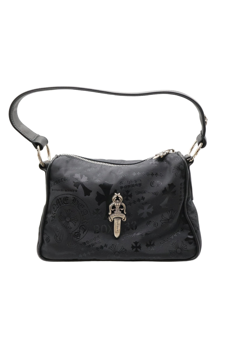 Black Dagger Embellished Nylon Stencil Chicken Nugget Bag