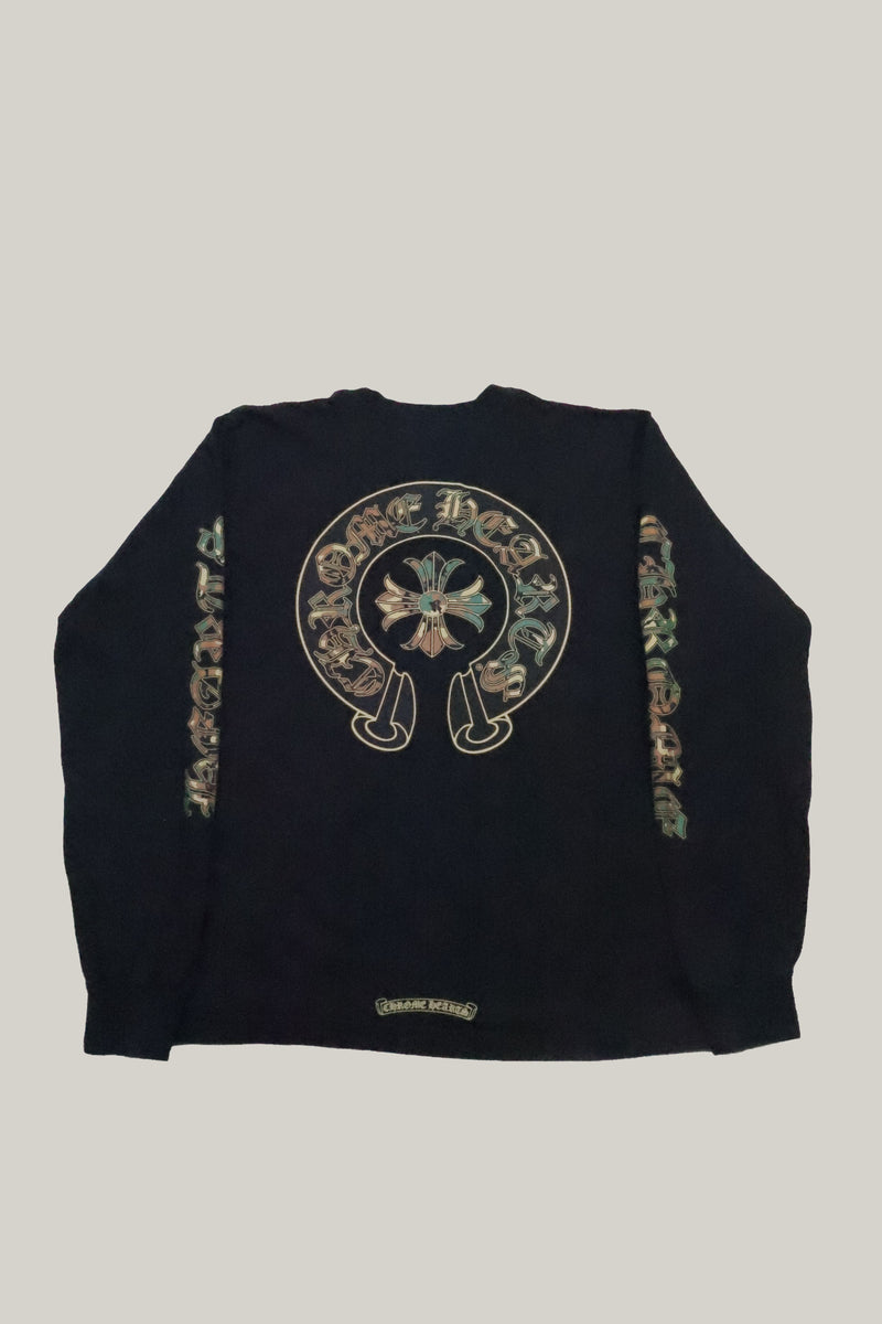 Chrome Hearts Camo Triple Cross Longsleeve