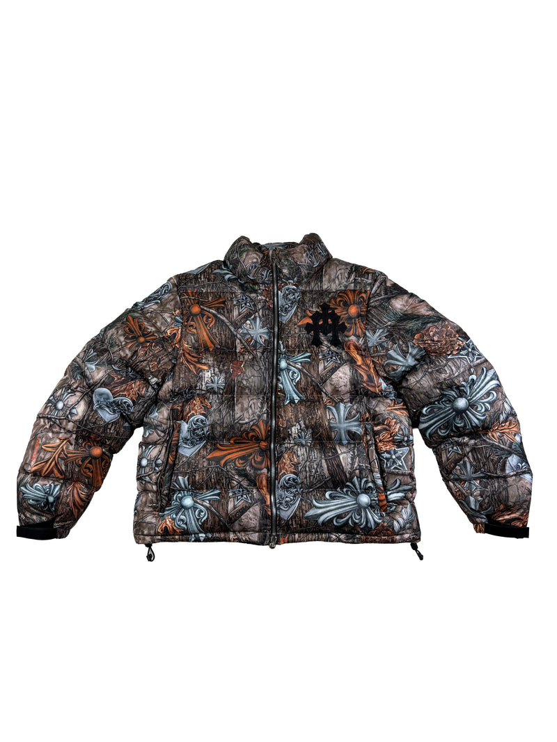 Chrome Hearts Nike NOCTA Cross Patch Puffer Jacket