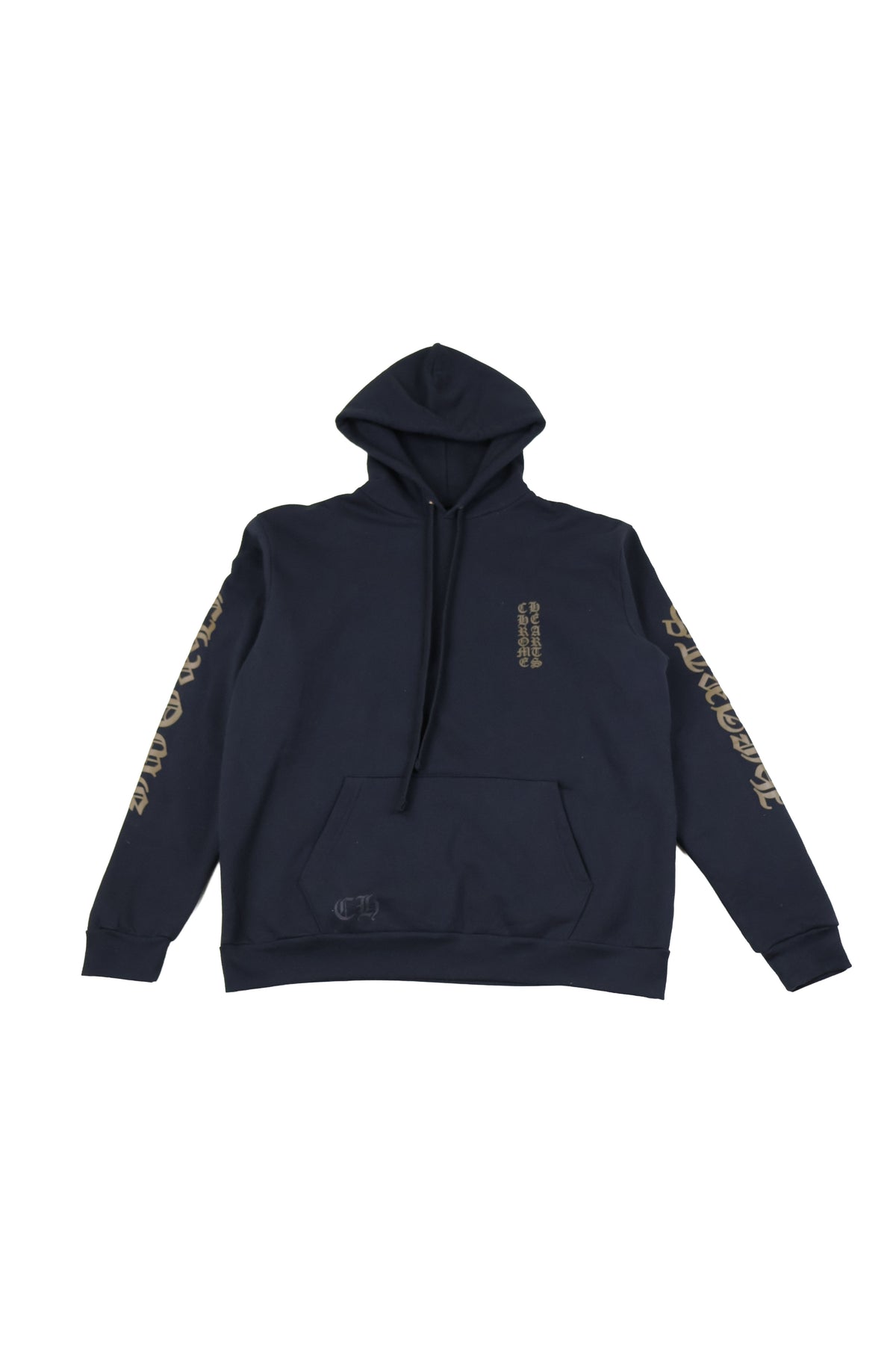 Olive Vertical Logo Hoodie