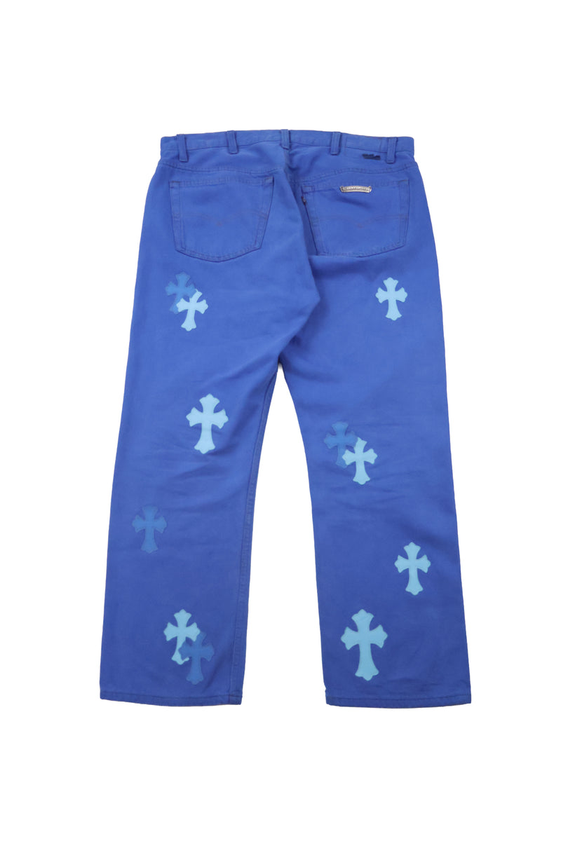 London Exclusive Cross Patch Levi Jeans