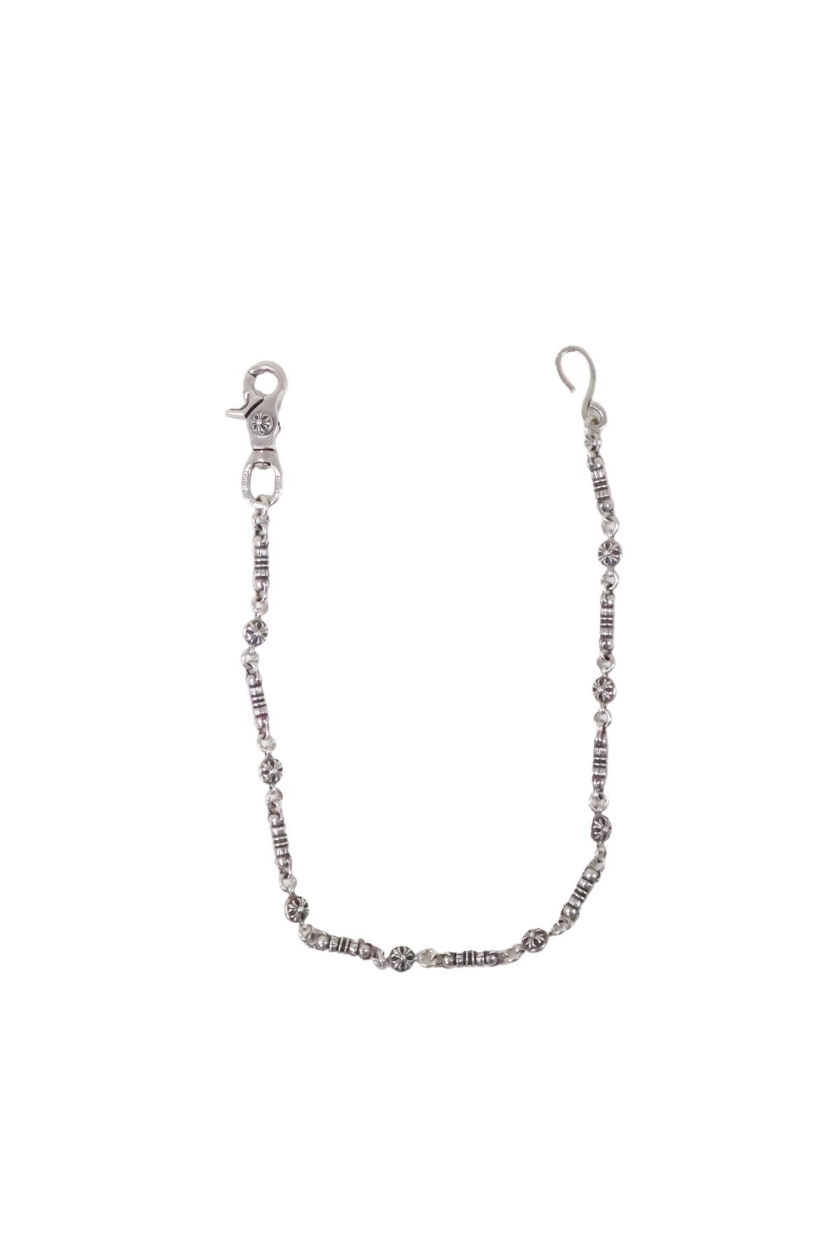 Barrel and cross plus ball wallet chain