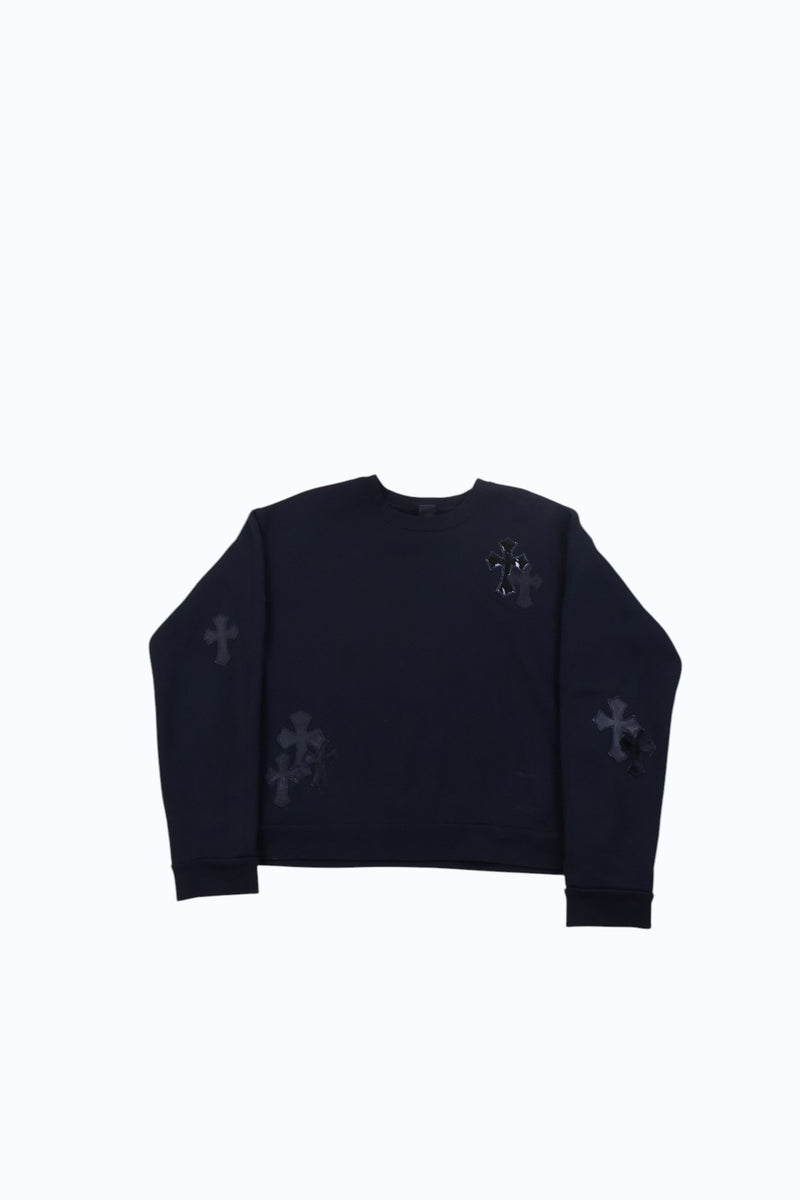 Paper Jam Multi Cross Patch Crewneck