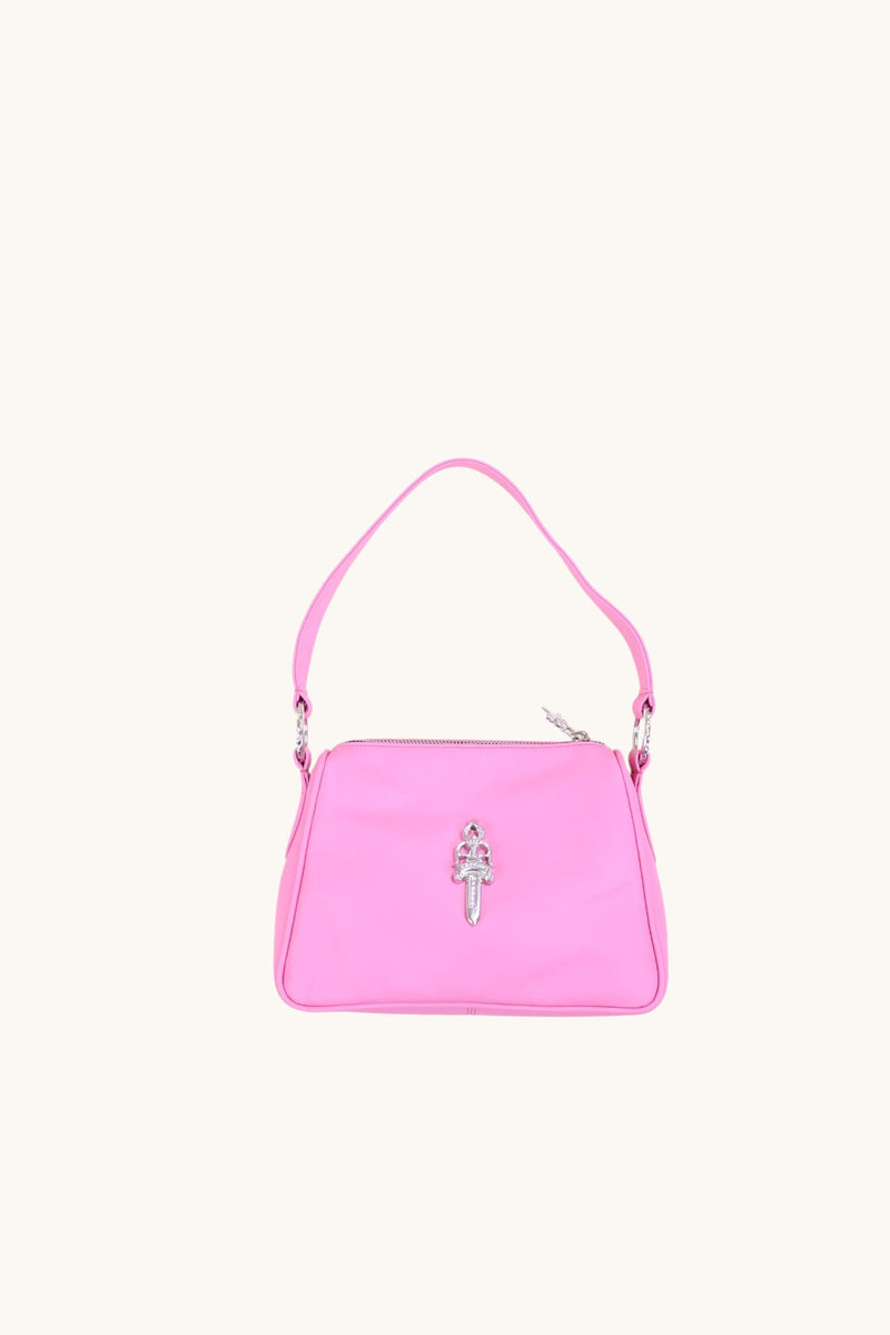 Chicken Nugget Dagger Embellished Pink Bag