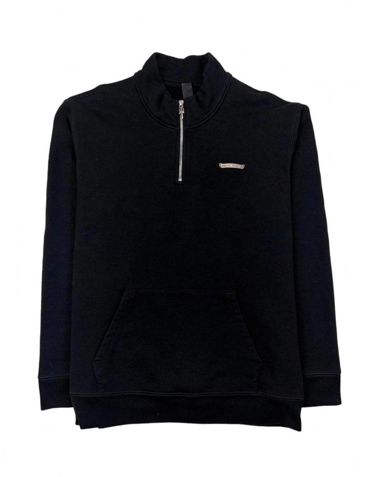 Chrome Hearts Black Embroidered Triple Cross Quarter Zip