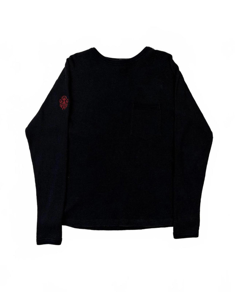 Vintage FUCK YOU Waffle Knit Long Sleeve