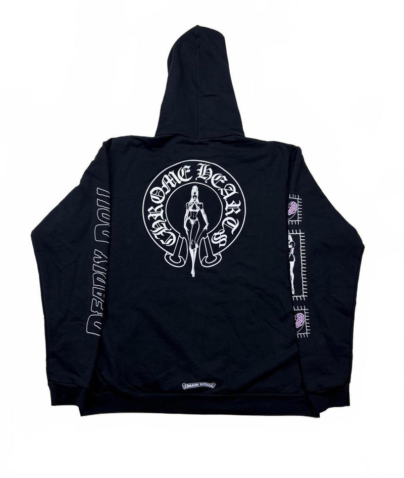 Chrome Hearts X Deadly Doll Black Full Zip