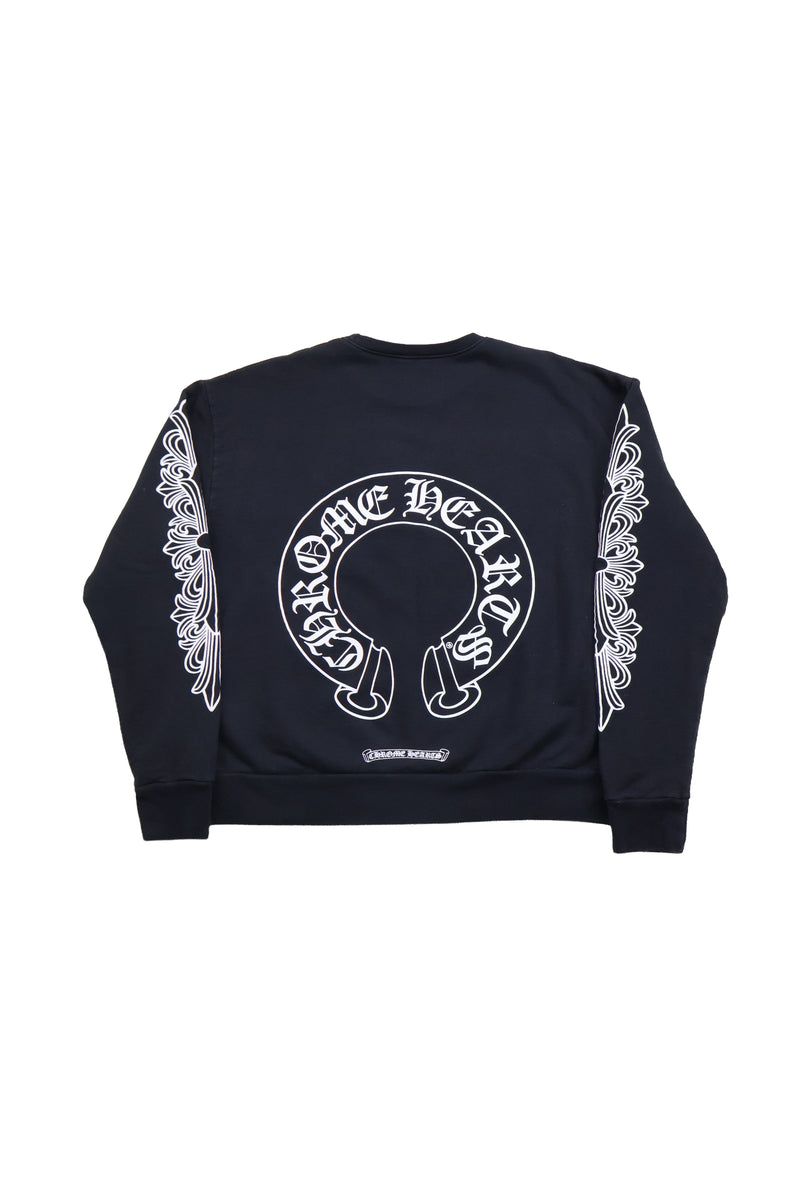 Chrome Hearts Horseshoe Floral Crewneck