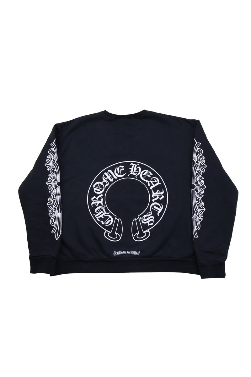 Chrome Hearts Horseshoe Floral Crewneck