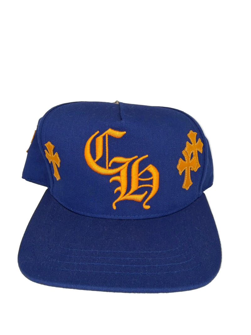 Chrome Hearts Blue / Yellow Cross Patch Hat