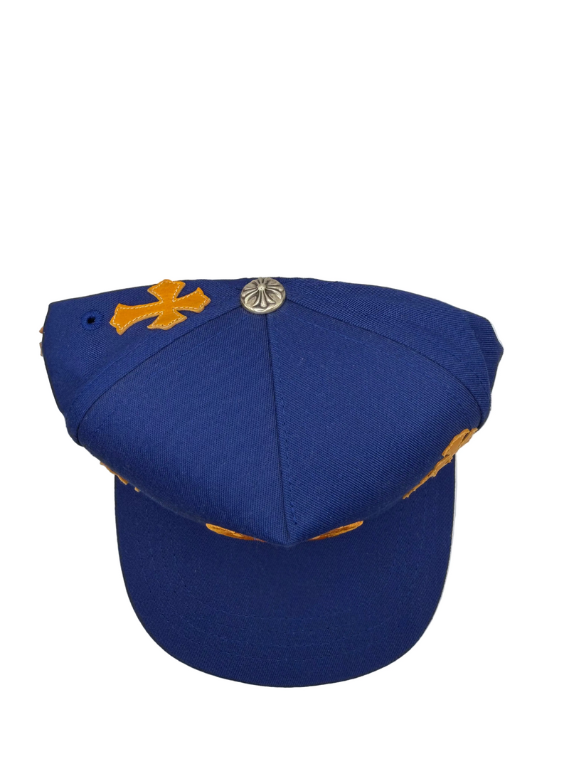 Chrome Hearts Blue / Yellow Cross Patch Hat