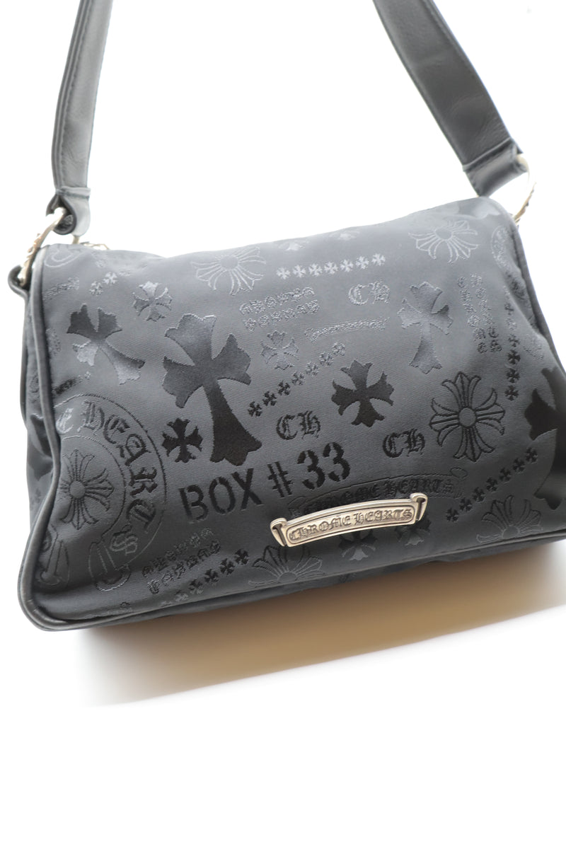 Black Dagger Embellished Nylon Stencil Chicken Nugget Bag