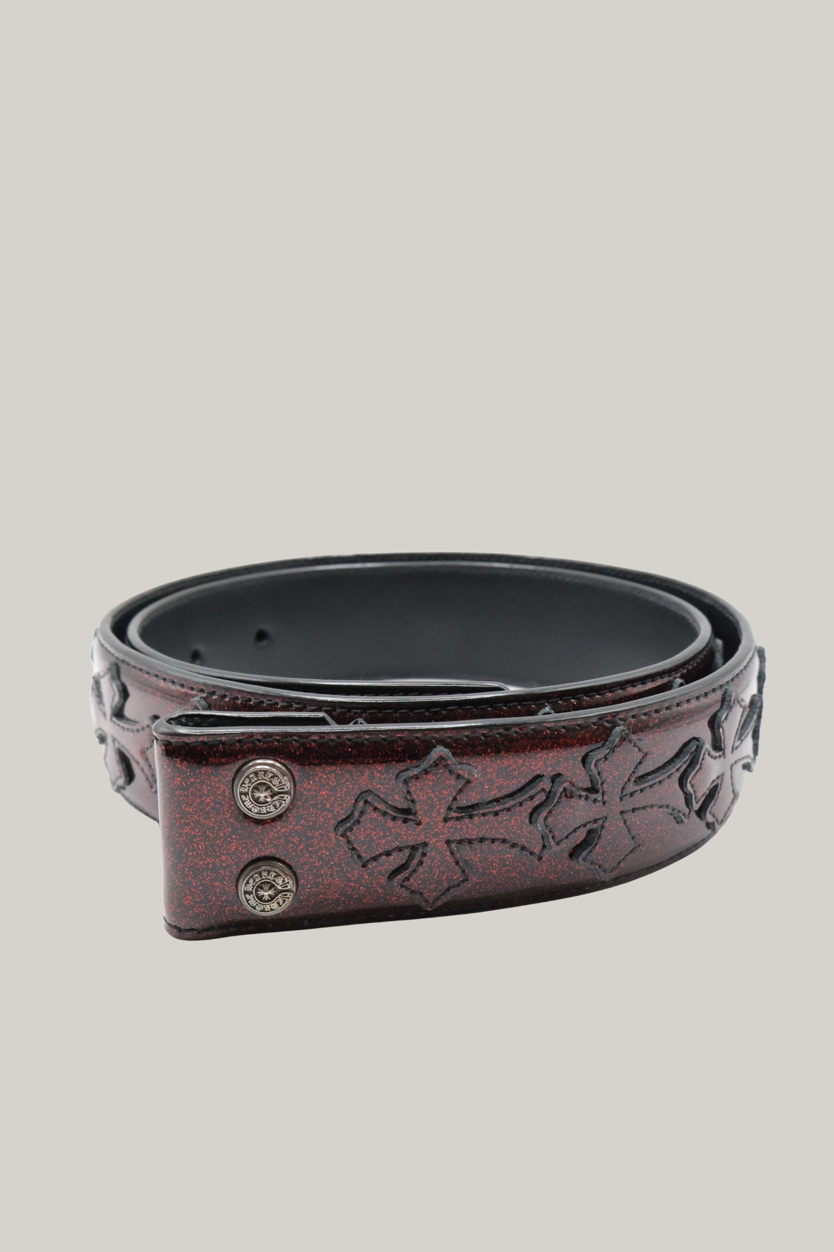 Starry Red Glitter Patch Strap