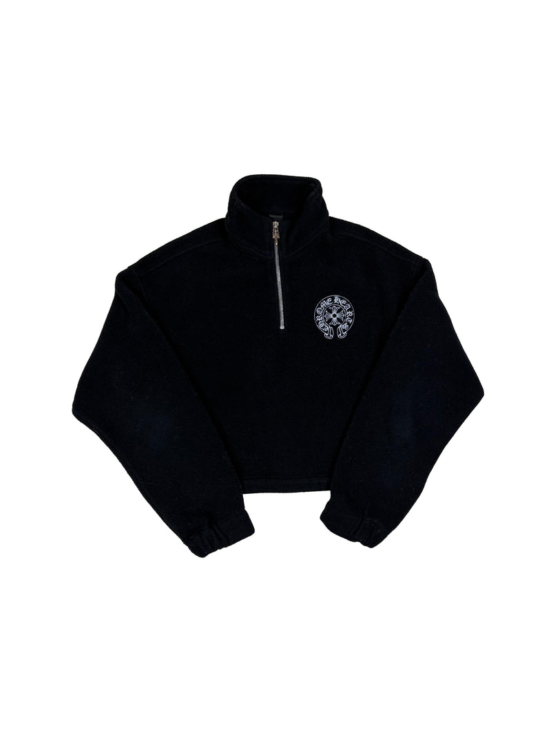Chrome Hearts Cropped Fleece Quarterzip