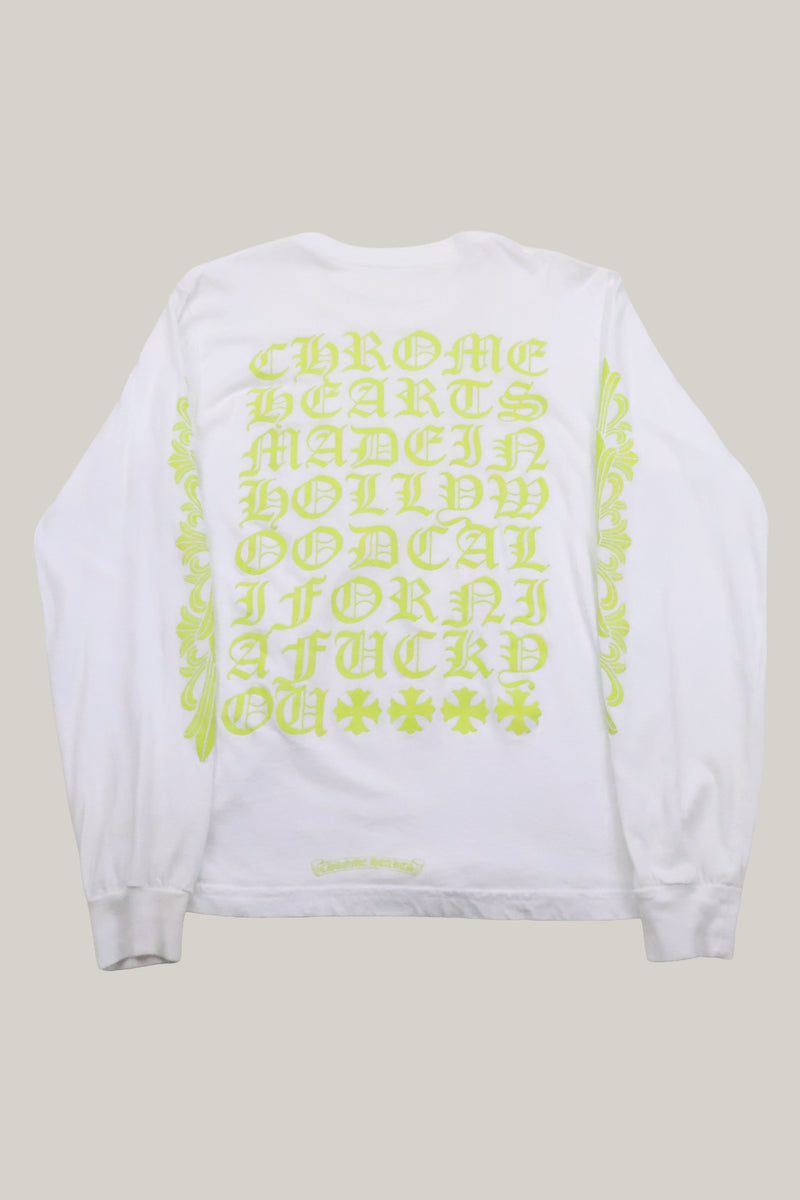 Chrome Hearts Eye Chart Longsleeve Tee