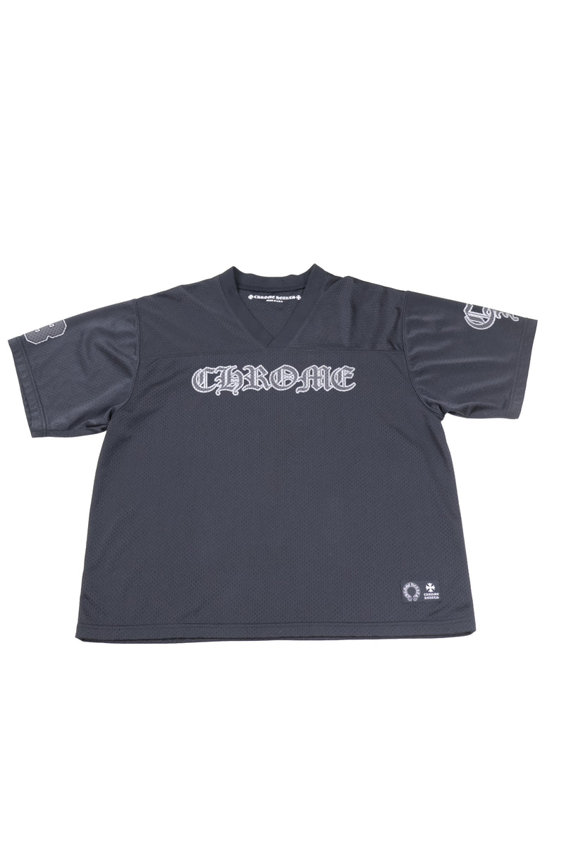 Sports Mesh Warm Up Stadium Black Jersey