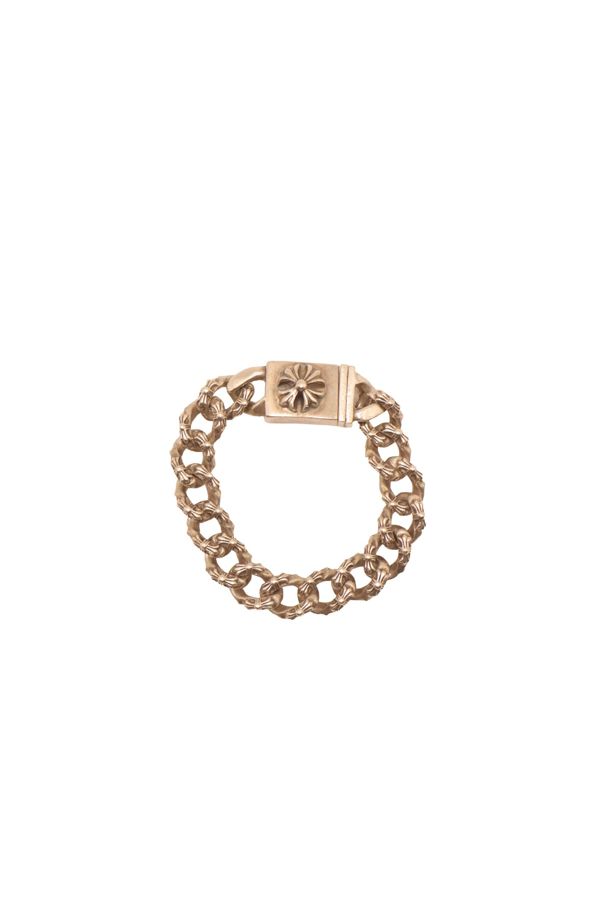 Extra Fancy Link Plus Cross Bracelet