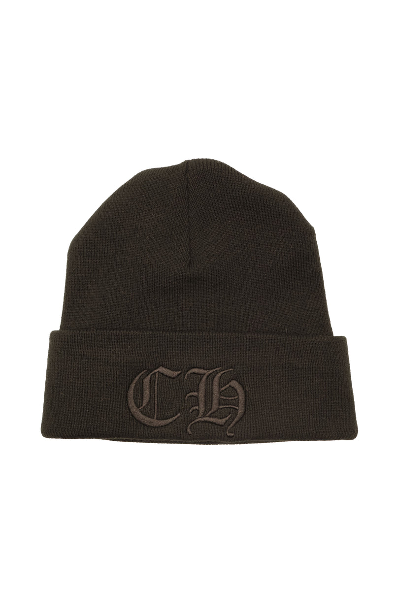 CH Embroidered Black Beanie