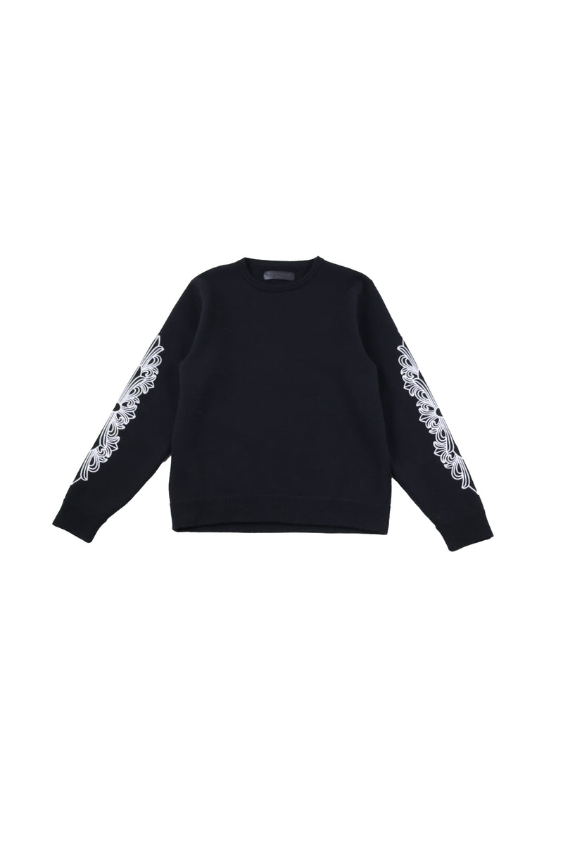 Chrome Hearts Cashmere Embroidered Floral Sweater