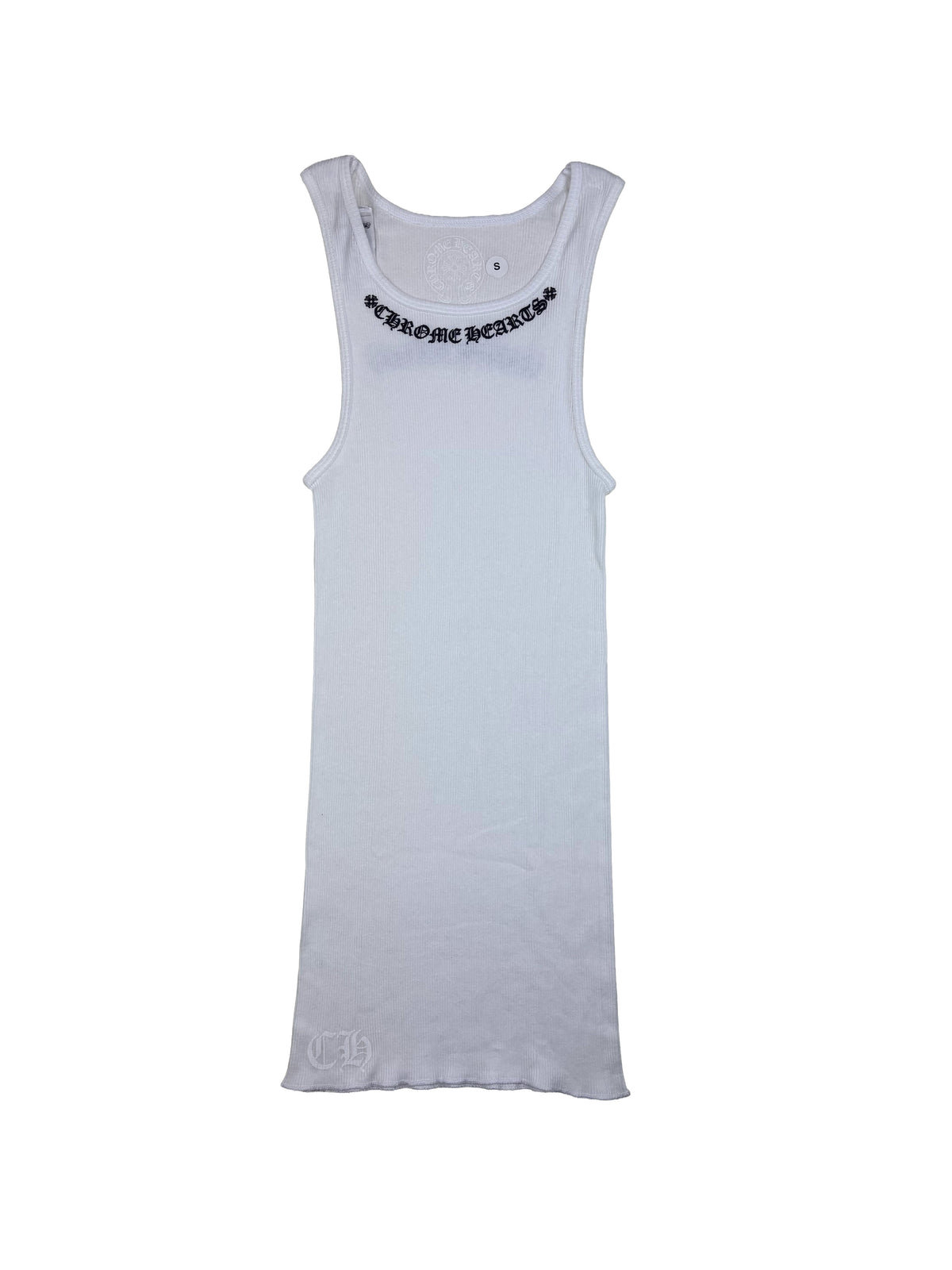 Chrome Hearts Neck Scroll Logo Tank Top