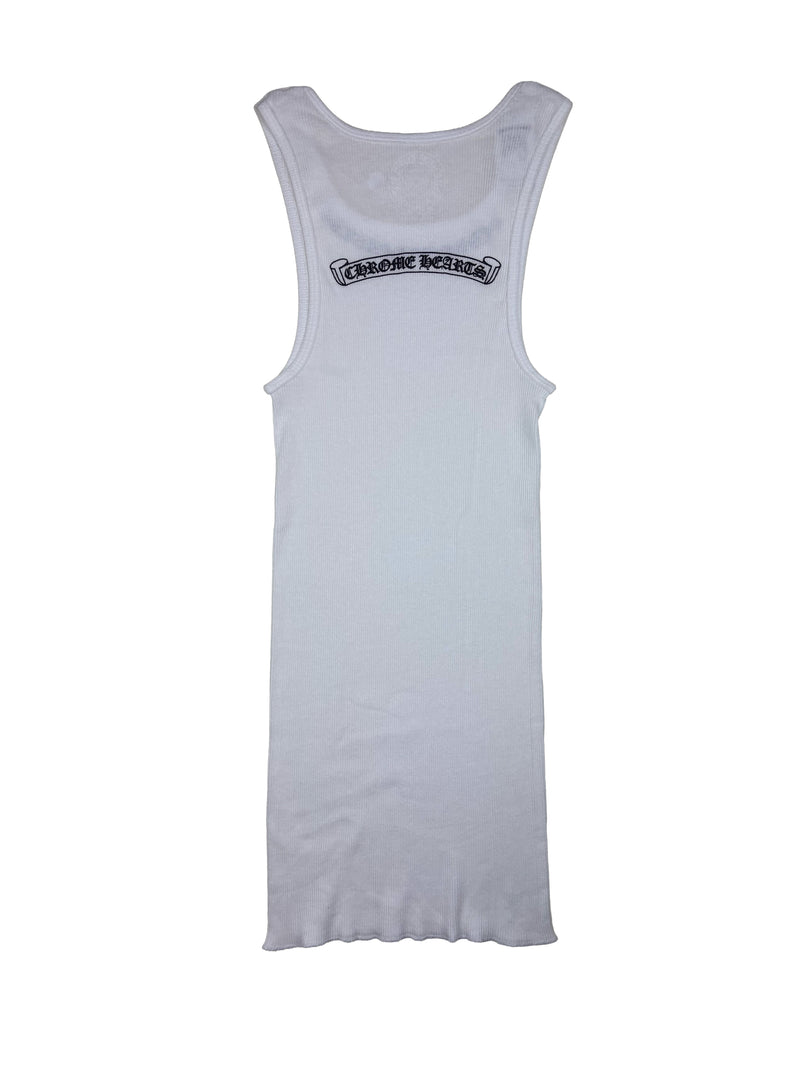 Chrome Hearts Neck Scroll Logo Tank Top