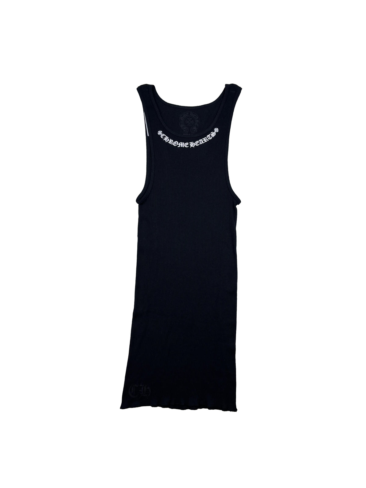Chrome Hearts Neck Scroll Logo Tank Top