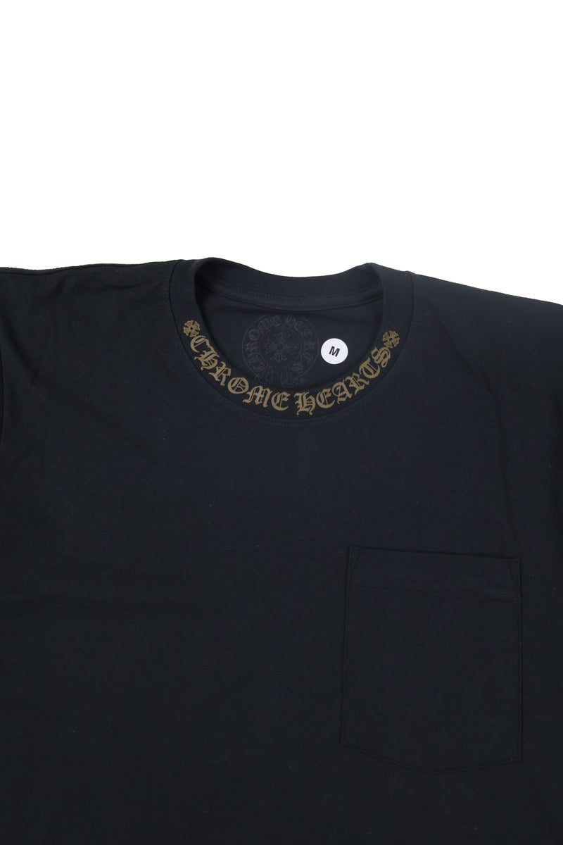 Olive Neck Logo Tee