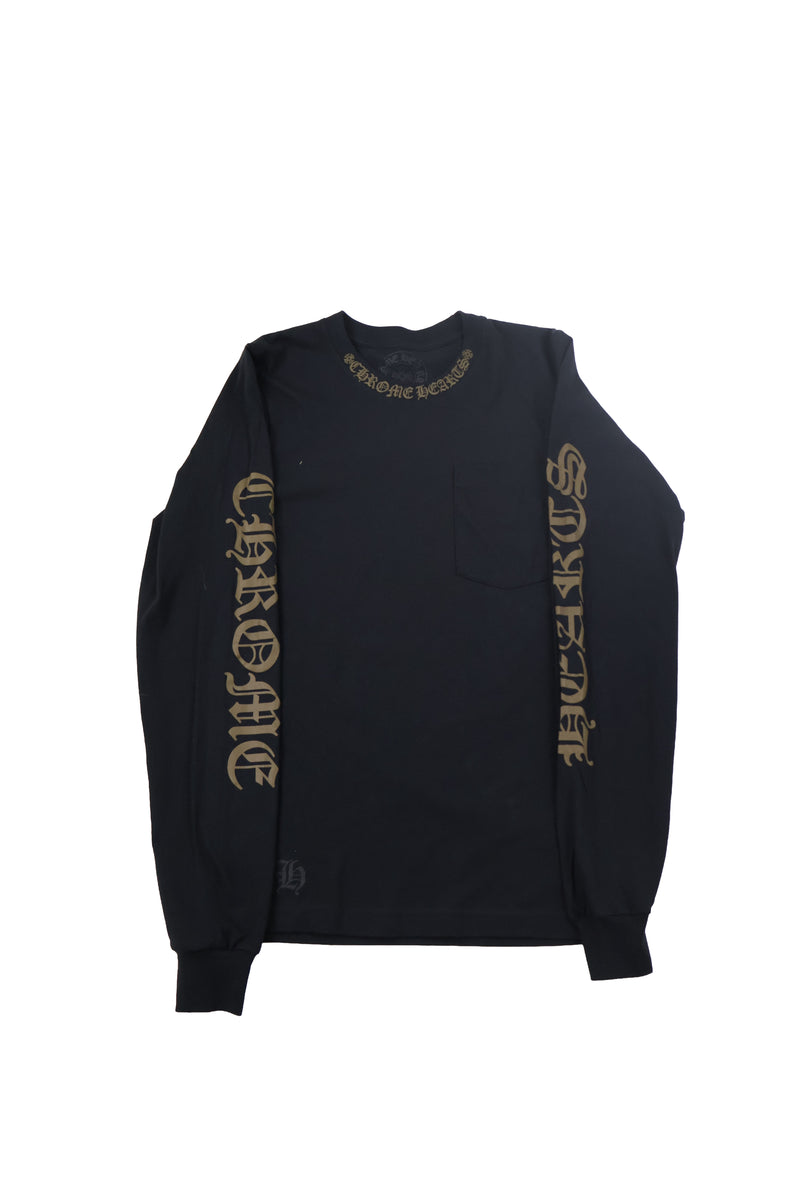 Olive Neck Logo Long Sleeve