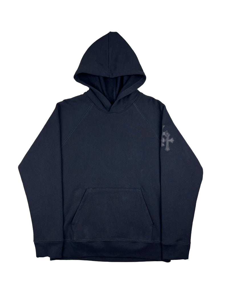 Paper Jam triple cross patch hoodie