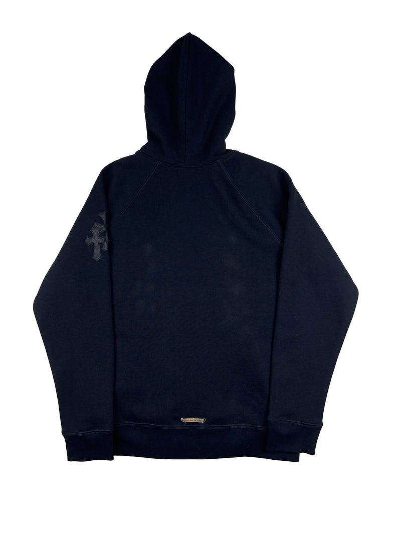 Paper Jam triple cross patch hoodie
