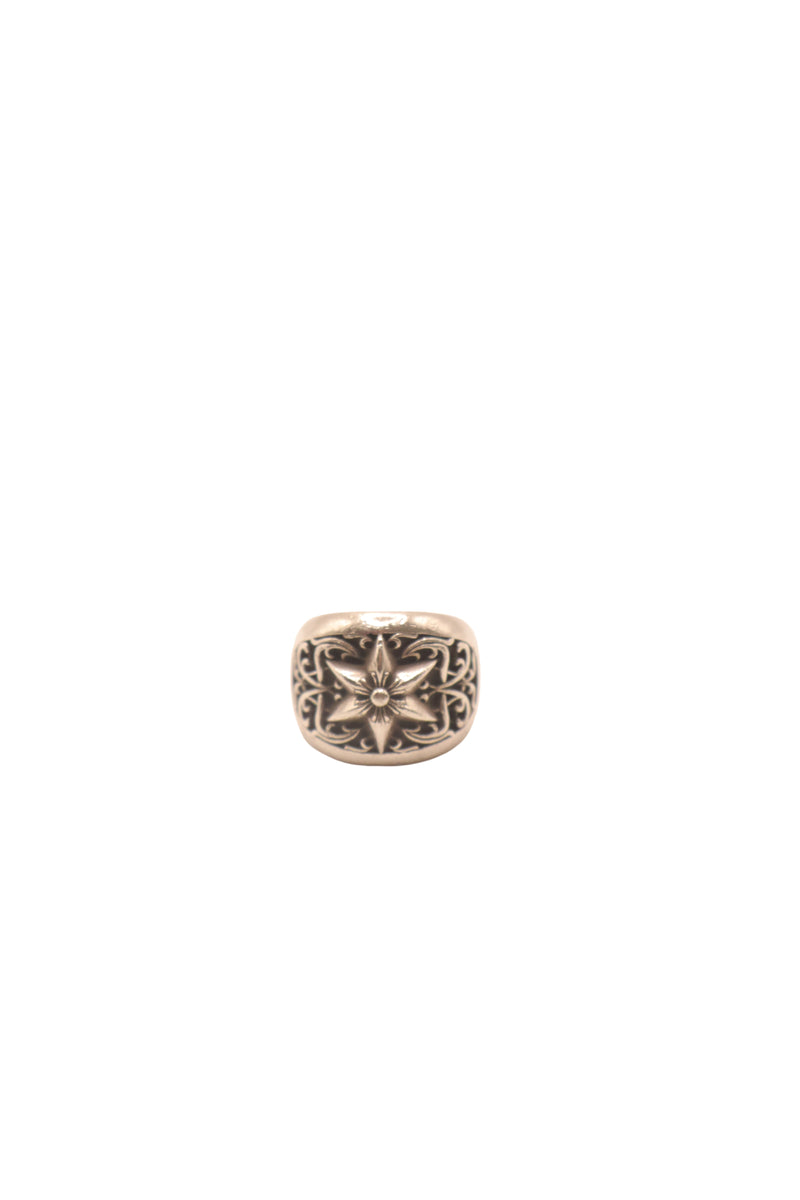 Large Oval Star Ring