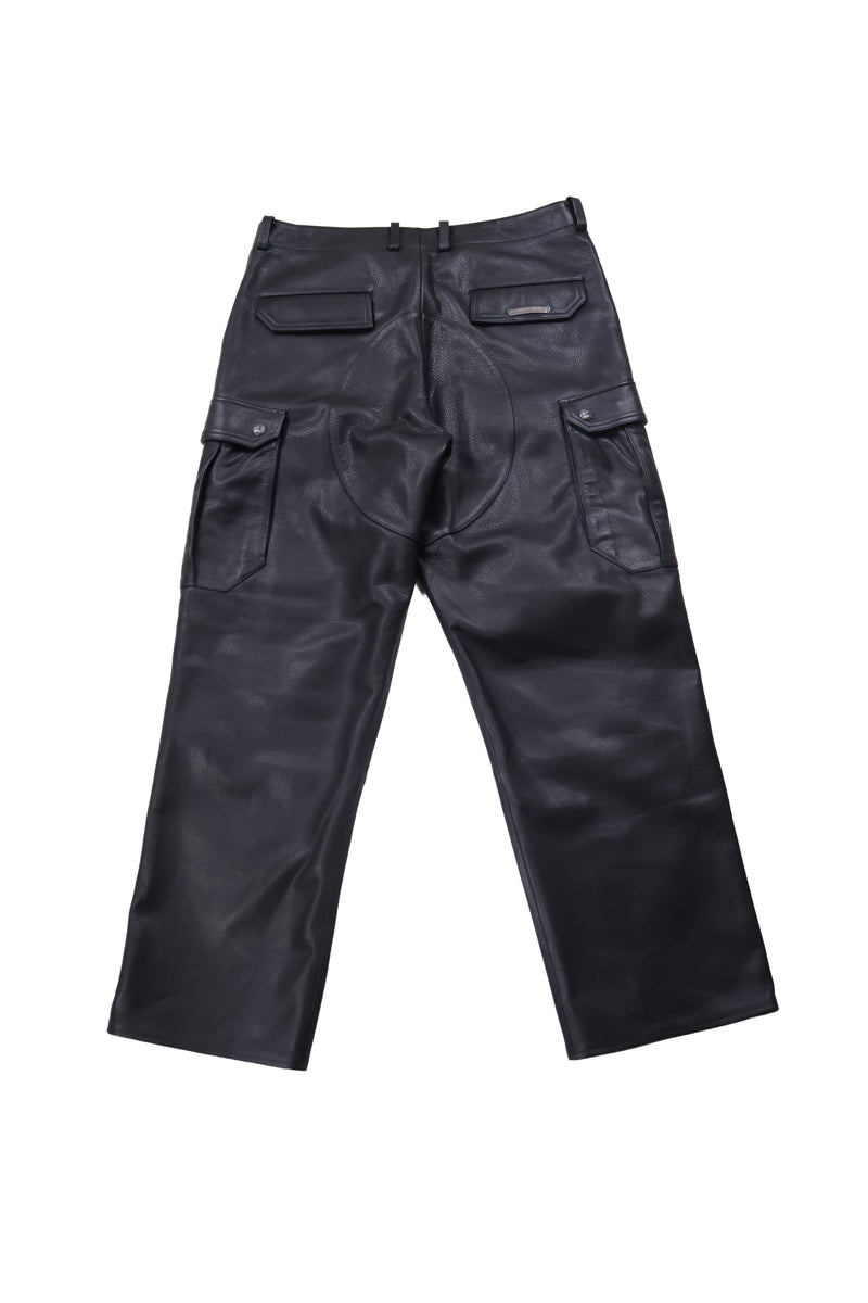 Devil Dog Leather Cargo Jeans