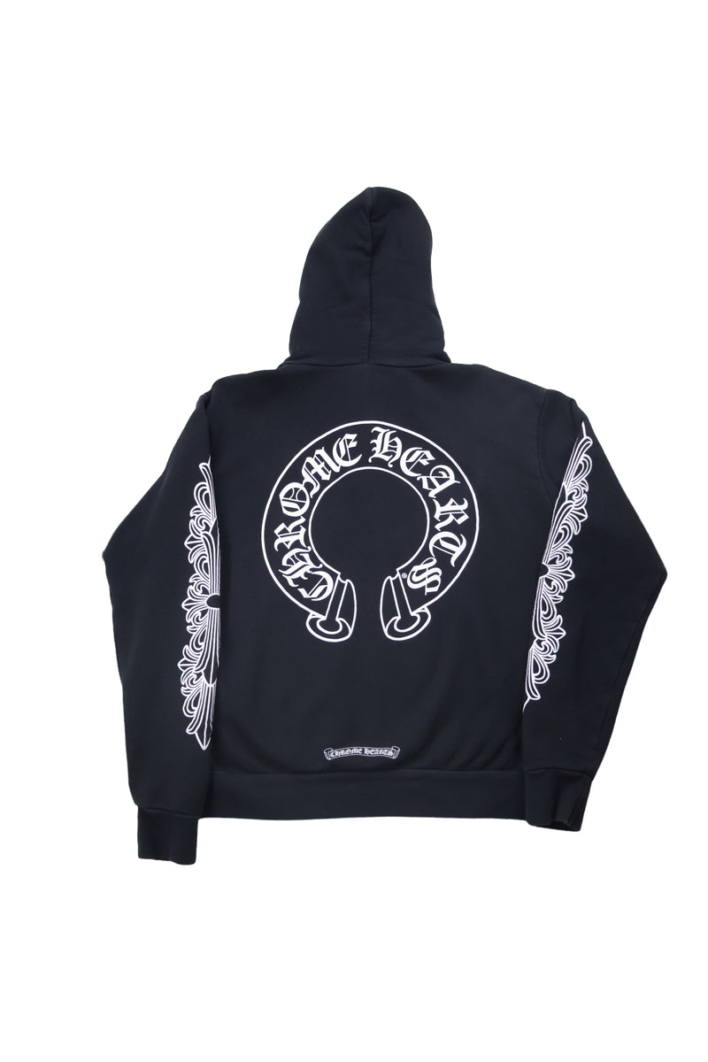 Horseshoe Floral Hoodie