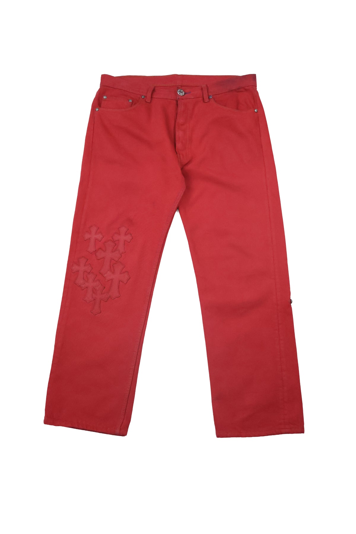 Paris Exclusive Red Patch Jeans