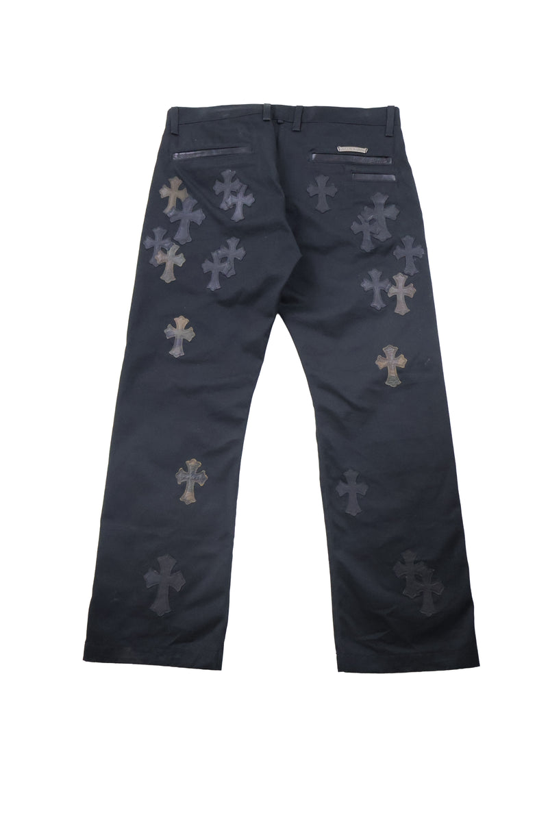Chrome Hearts Black Camo Cross Patch Chino Jeans