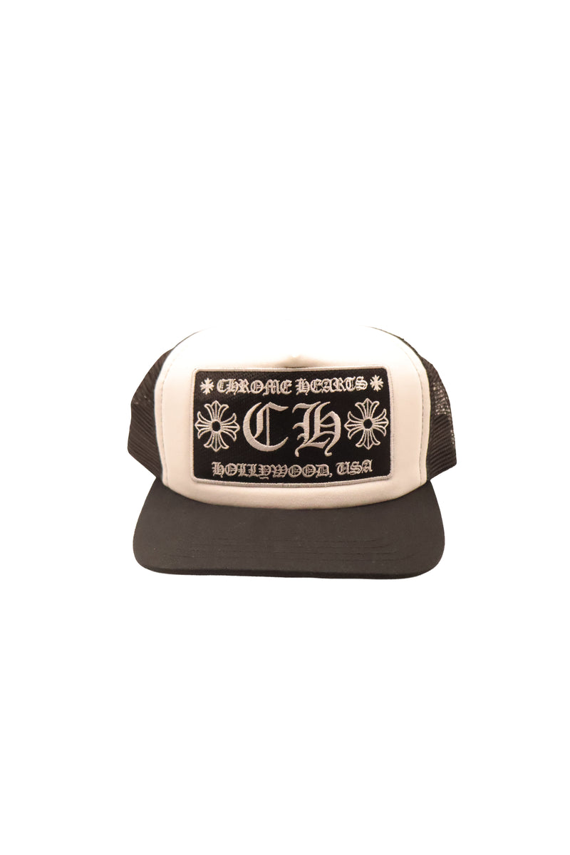 White CH Hollywood Trucker Hat