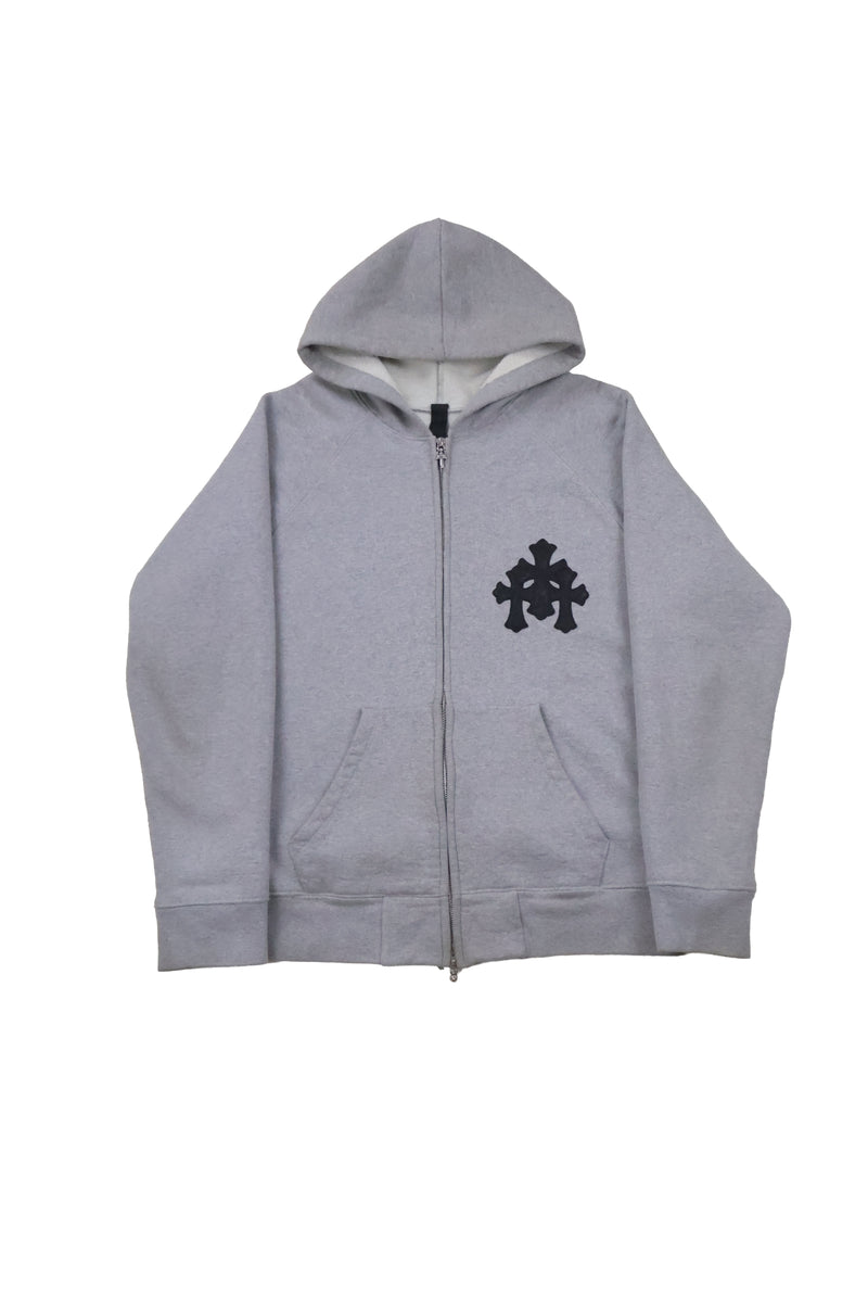 Paper Jam Cross Patch Zip Up Hoodie
