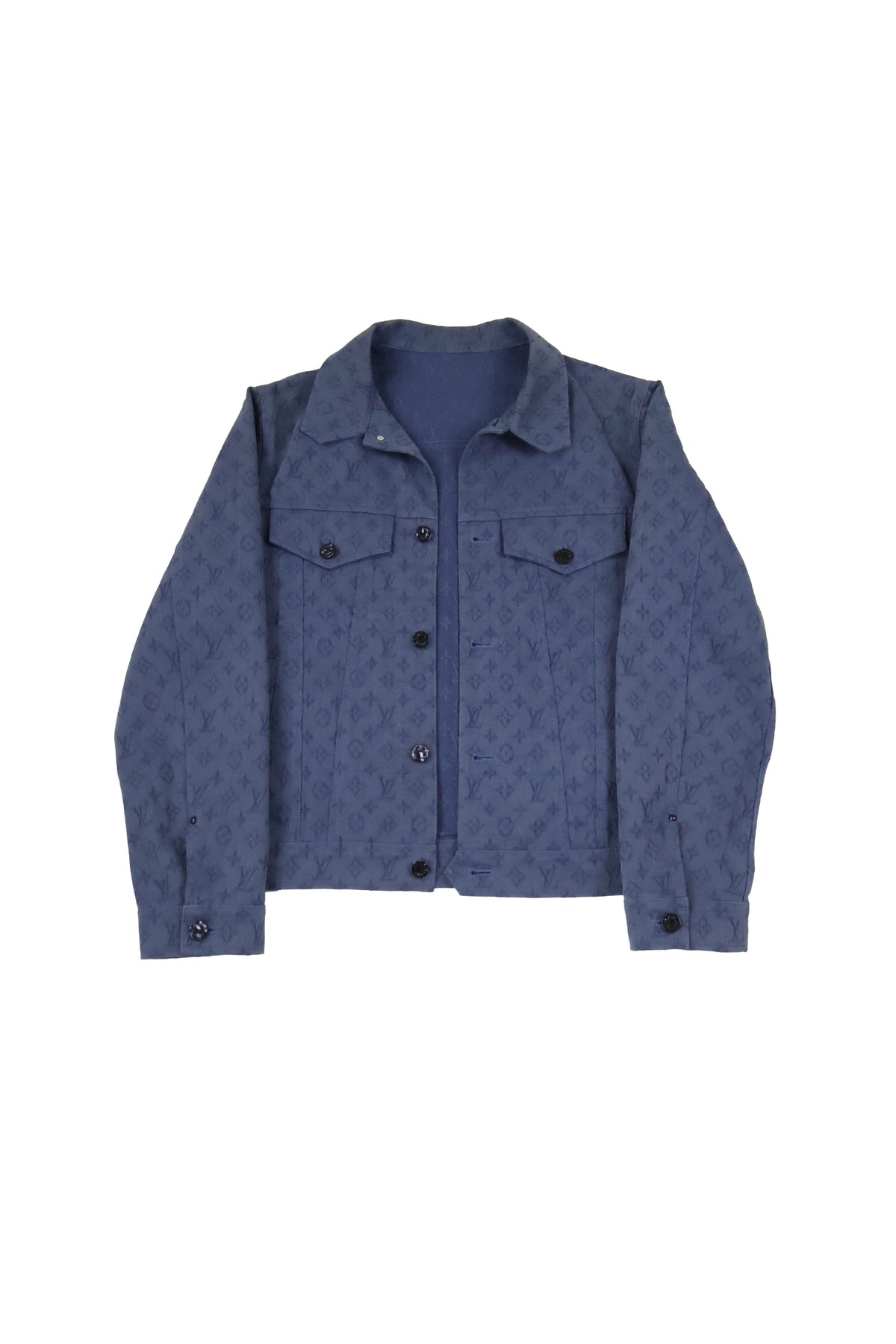 Monogram Denim Jacket Blue