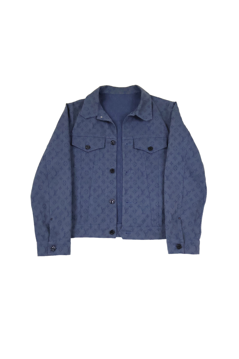 Monogram Denim Jacket Blue
