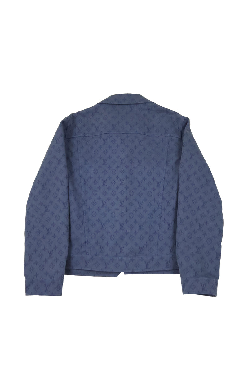 Monogram Denim Jacket Blue
