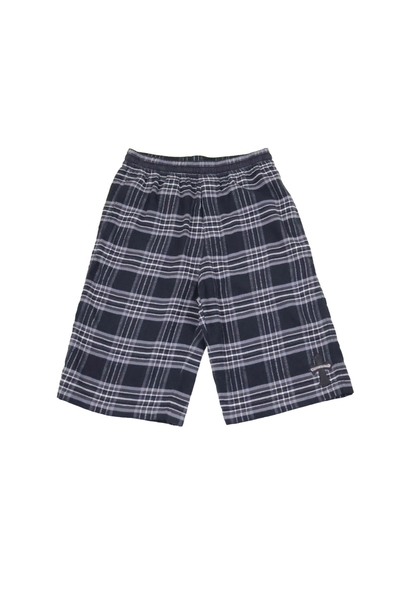 After School Cross Patch Flannel Shorts