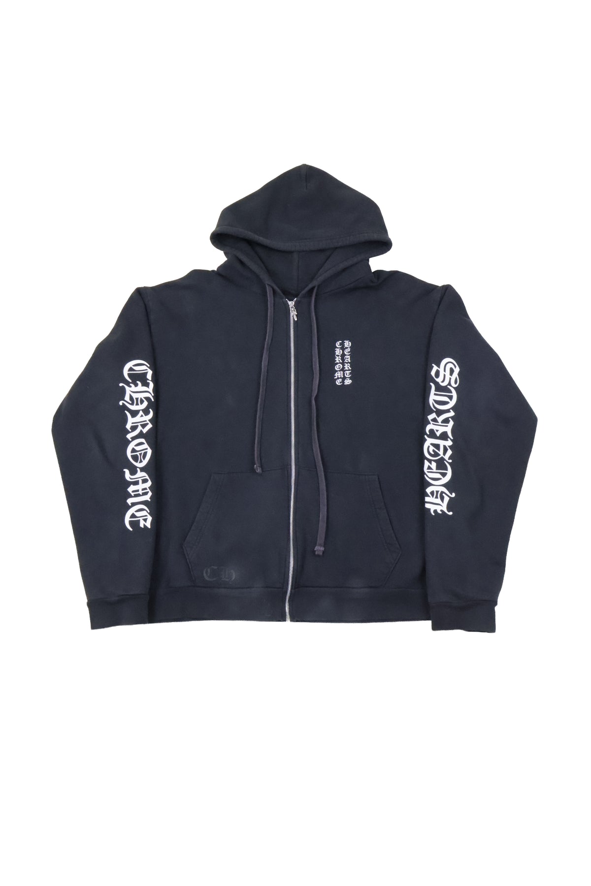 Vertical Logo Zip Up Hoodie