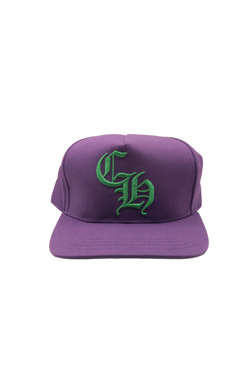 CH Logo Purple Green Baseball Hat