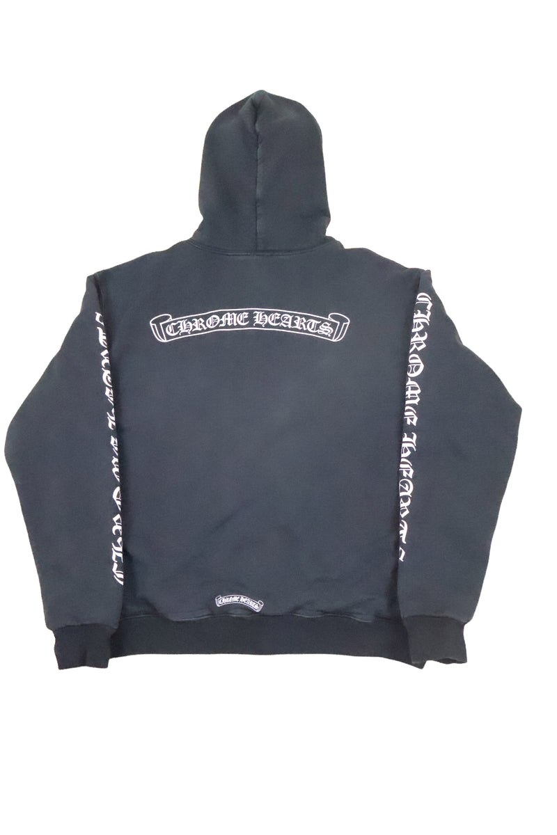 Scroll Logo Fuck You Thermal Zip Up Hoodie