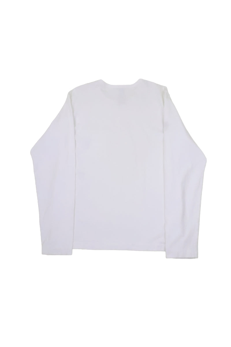 Embroidered Eyechart Long Sleeve Pocket T Shirt