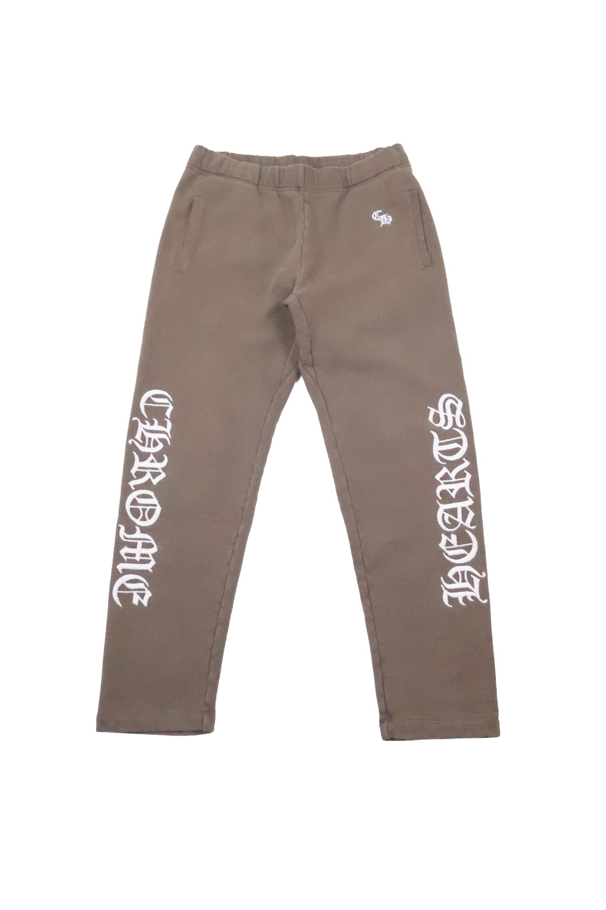 Slo Ride Brown Embroidered Sweatpants